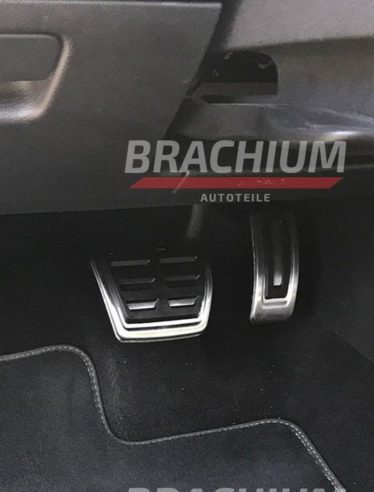 Pedal Brems und Gaspedal für Audi A4 A5 A6 A7 Q5 in SQ5 RS5 RS6 RS7 OPTIK - Brachium Autoteile