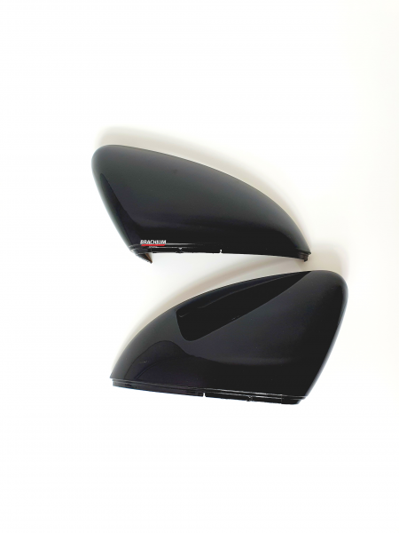Spiegelkappen Spiegel Außenspiegel schwarz für VW GOLF 7 MK7 in GTI GTD R Optik - Brachium Autoteile