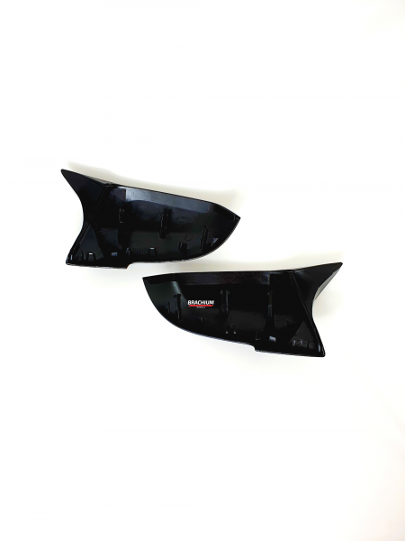 Spiegelkappen Außenspiegelgehäuse Seitenspiegel in schwarz Glanz für BMW 1er 2er 3er 4er X1 M2 M F22 F30 F32 - Brachium Autoteile